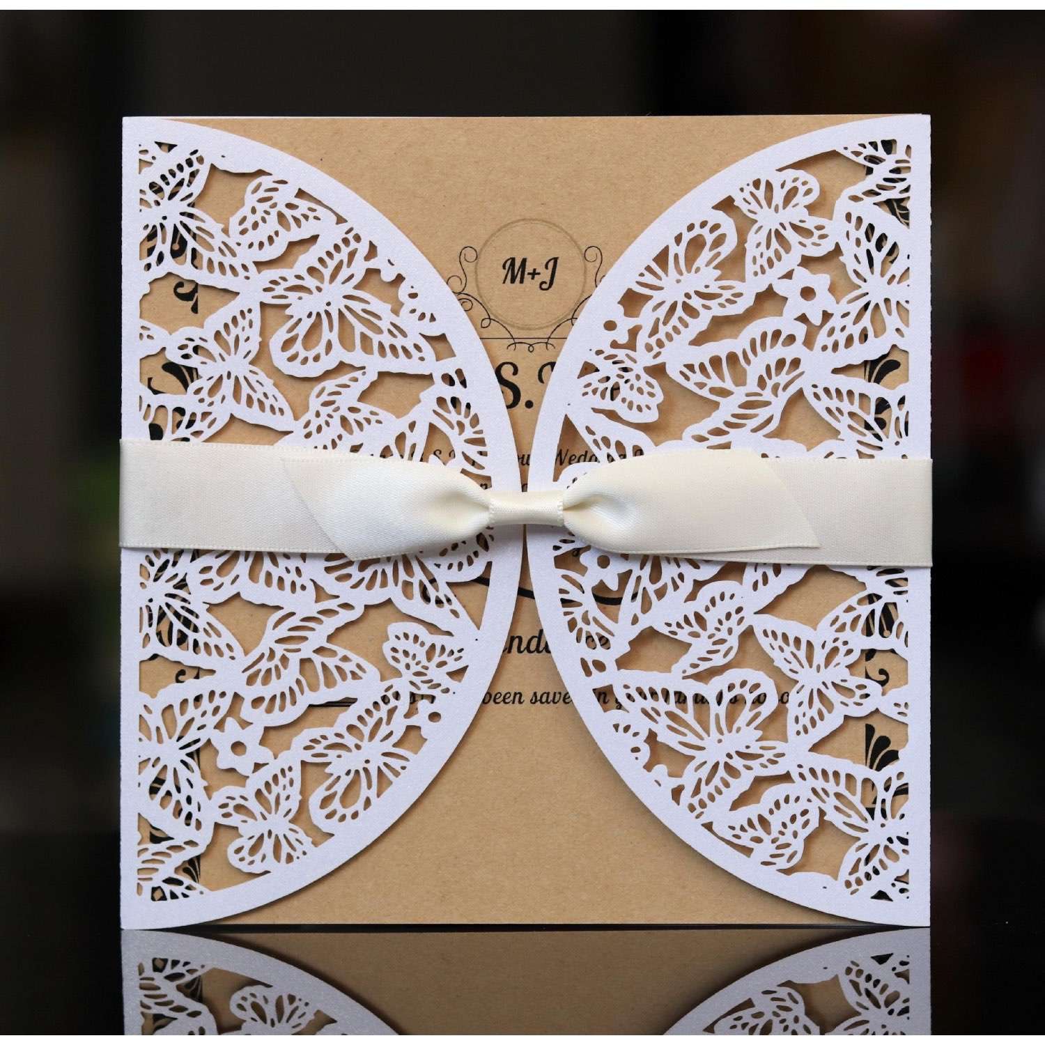 Vellum Paper Invitation Card  Latest Invitation Laser Cut Paper Annual Meeting Invitation